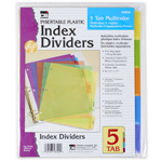 5 TAB INDEX DIVIDERS