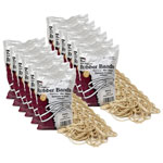 (12 PK) RUBBER BANDS 1/4 LB BAG