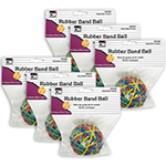 (6 EA) RUBBER BANDS ASST COLORS