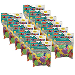 (12 PK) FOAM SHAPES ASST COLORS 264