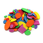 FOAM SHAPES ASST COLORS 2 64 PCS