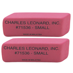 (2 BX) PINK ECONOMY WEDGE ERASERS