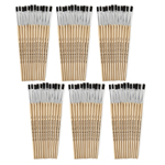 (6 PK) BRUSHES STUBBY EAS EL FLAT