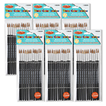 (6 PK) BRUSHES WATER COLO R POINT #6