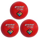 (3 EA) PLAYGROUND BALL 8 1/2IN RED