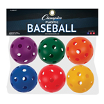 PLASTIC BALLS BASEBALL SI ZE 6 SET