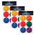 (3 ST) PLASTIC BALLS SOFT BALL SIZE