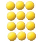 (12 EA) YELLOW FOAM BALL 4IN