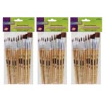 (3 ST) WATERCOLOR BRUSHES 12 PER PK