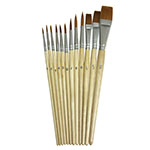 WATERCOLOR BRUSHES 12PK A SSORTED