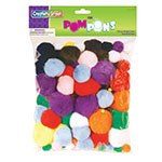 POM PONS ASSORTED COLORS & SIZES