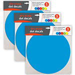 (3 PK) DRY ERASE DOT DECA LS ASST