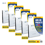 (5 PK) ADD-ON FILING POCK ET POLY