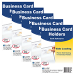 (5 PK) BUSINESS CARD HOLD ER SIDE