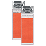 (2 PK) SECURITY WRISTBAND S ORANGE