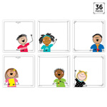 STICK KIDS 6IN DESIGNER C UT-OUTS