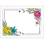 BRIGHT BLOOMS DOODLY BLOO MS LABELS