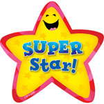 STAR BADGES SUPER STAR 36 /PK