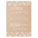 LEARN LIVE PLAN INSPIRE U POSTER