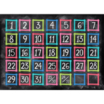 COLORFUL CHALK CALENDAR D AYS