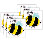 (6 PK) BEES 3 INCH DESIGN ER CUTOUTS