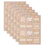 (6 PK) COLORFUL KRAFT REW ARDS