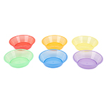 TRANSLUCENT COLOR SORTNG BOWLS 6/ST