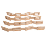 WOODEN FENCES SET OF 4