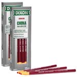 (2 PK) CHINA MARKERS CRIM SON RED