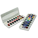 16 WASHABLE WATER COLOR S ET W/BRUSH