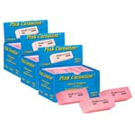 (3 PK) DIXON PINK CARNATI ON ERASERS