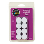 ADHESIVE MAGNET DOTS 3/4I N 100-PK