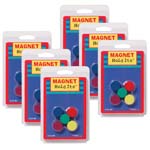 (6 PK) 3/4 CERAMIC DISC M AGNETS 10