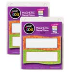 (2 PK) MAGNETIC NAME PLAT ES 20 PER