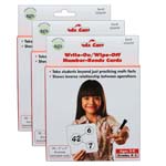 (3 PK) WRITE ON WIPE OFF NUMBER