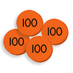 100 HUNDREDS PLACE VALUE DISCS SET