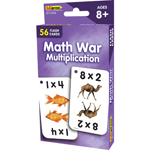 MATH WAR MULTIPLICATION F LASH CARDS