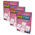 (3 PK) 4 SCORE WORD FAMIL IES GAME