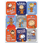 PEANUTS NASA STICKERS-GIA NT