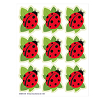 (12 PK) LADYBUGS STICKERS GIANT