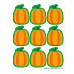 (12 PK) FALL PUMPKIN STIC KERS GIANT