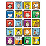 PEANUTS MOTIVATIONAL THEM E STICKERS