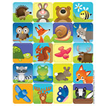 WOODLAND CREATURES THEME STICKERS