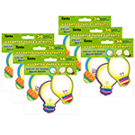 (6 PK) LIGHT BULBS ASSORT ED PAPER