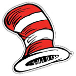 DR SEUSS THE CATS HAT CUT -OUTS