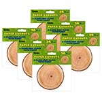 (6 PK) WOOD PENNY PAPER C UT-OUTS