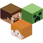 MINECRAFT ASSORTED PAPER CUT OUT