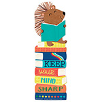 HEDGEHOG KEEP MIND SHARP BOOKMARK