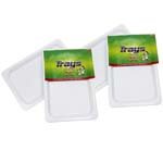 (2 PK) PLASTIC TRAYS 4 PE R PK