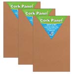 (3 EA) CORK PANEL 12.5X26 IN